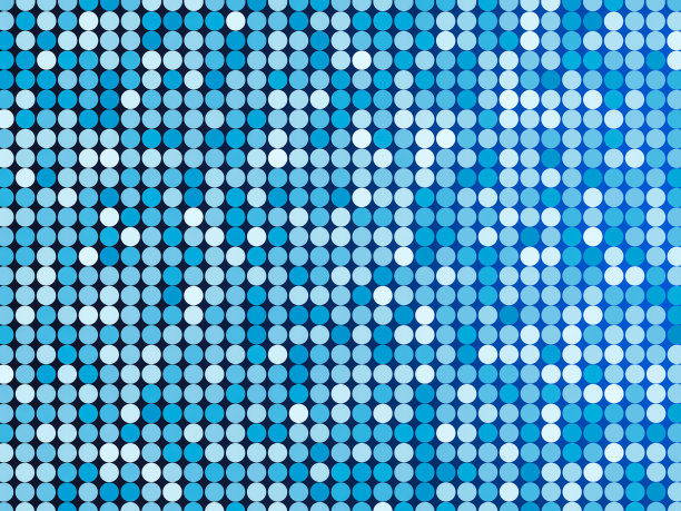 蓝色和白色点缀彩色背景。图片下载