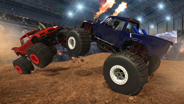 怪物卡车。图片下载