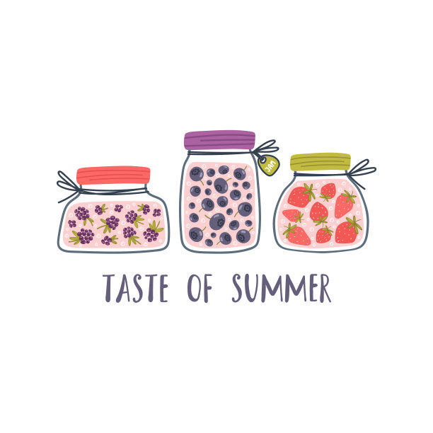 玻璃罐中的载体浆果图片下载