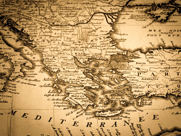 希腊古世界地图图片下载