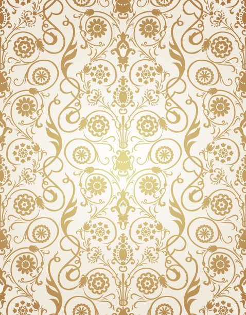 维多利亚风格的矢量无缝模式。图片下载