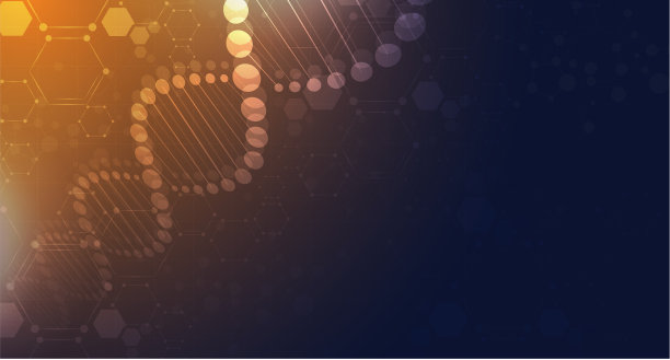 DNA数字化，序列，编码结构发光。科学概念和纳米技术背景。矢量设计。图片下载