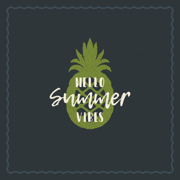 夏季假日排版灵感引用设计海报或服装图片下载