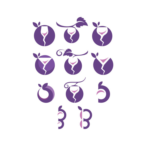 酒饮图标矢量符号图片下载