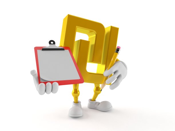 谢克尔字符拿着剪贴板和铅笔图片下载