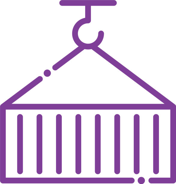 隔离交付集装箱线样式图标图片下载