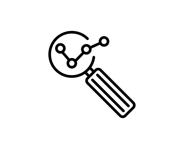 分析线性图标图片下载