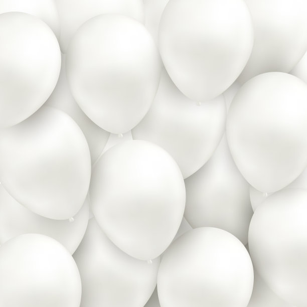 背景与矢量现实氦气球。图片下载