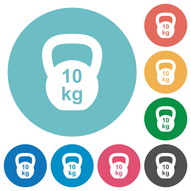 Kettlebel 10公斤扁圆形图标图片下载