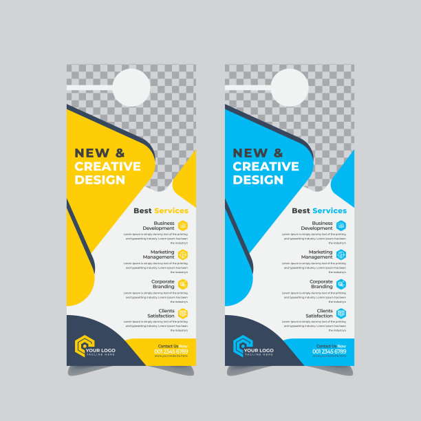 房地产门挂件设计模板图片下载