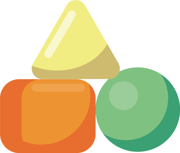 拼图积木儿童玩具平面风格的图标图片下载