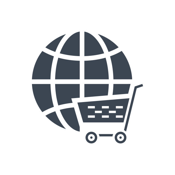 电子商务解决方案矢量字形图标图片下载