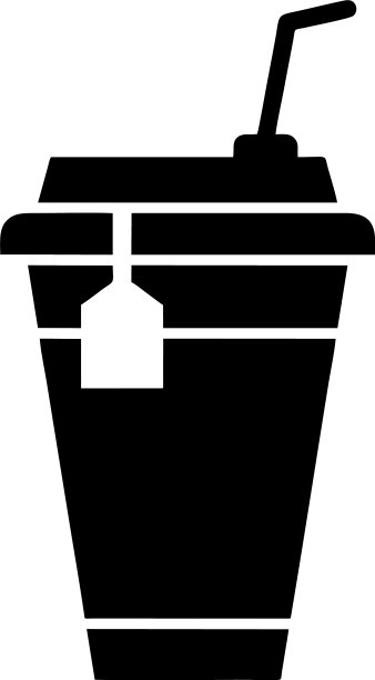 茶杯图标设计模板图片下载