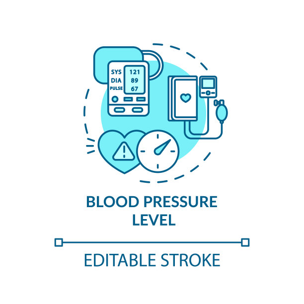 血压水平概念图标图片下载