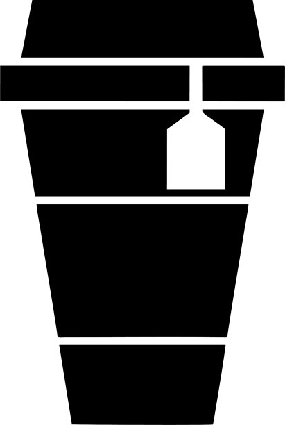 茶杯图标设计模板图片下载