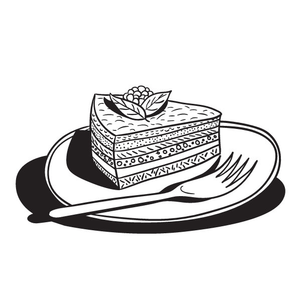 甜点-矢量图图片下载