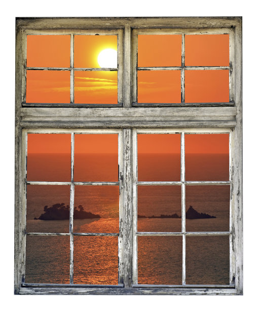 老木窗口图片下载