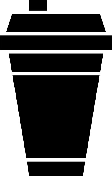 茶杯图标设计模板图片下载