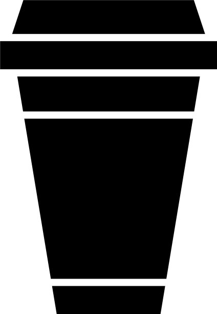 茶杯图标设计模板图片下载