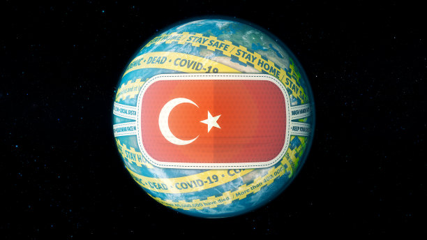 土耳其戴上口罩抗击冠状病毒图片下载