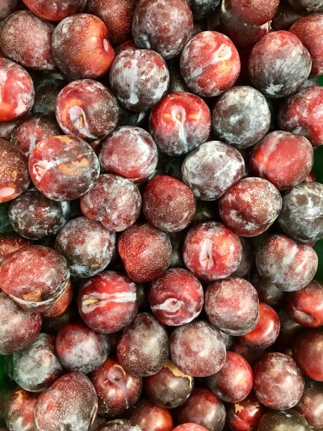 街市上的新鲜李子图片下载