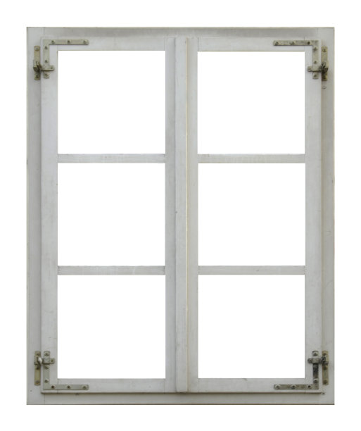 老式的木制窗口图片下载