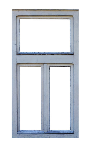 老式的木制窗口图片下载