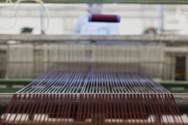 从织布机看纱线图片下载