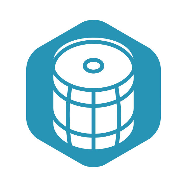 桶图标。用于生产和储存酒精饮料和其他液体的木制容器。矢量插图隔离在白色背景上的设计和网络。图片下载