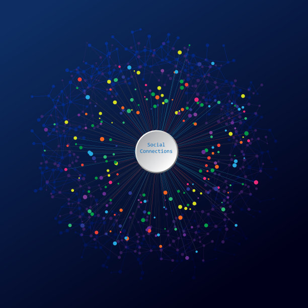 抽象的背景与社会联系的主题图片下载