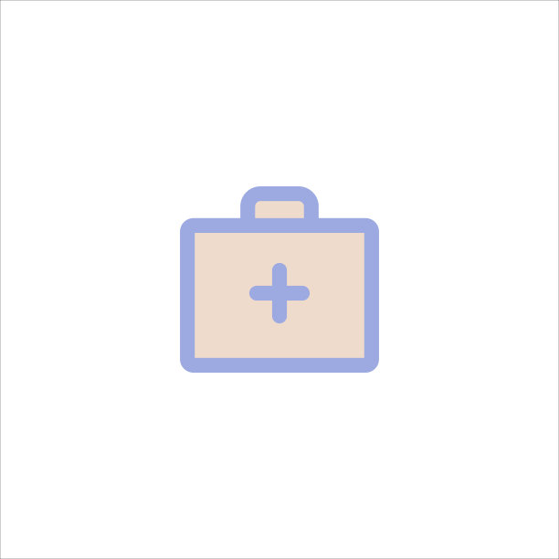 医疗文件标志图标平面矢量标志设计流行图片下载