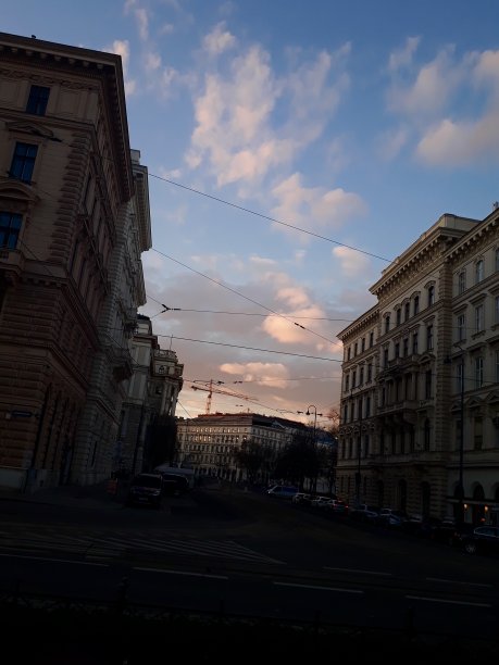 维也纳的一条街图片下载