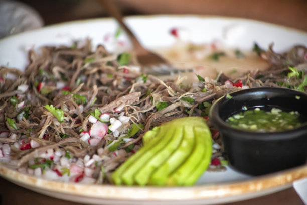 鹿Tzic，尤卡坦食物图片下载