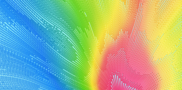 液体涂料的抽象。艺术设计。带有动态粒子的纹理。3 d矢量插图。图片下载