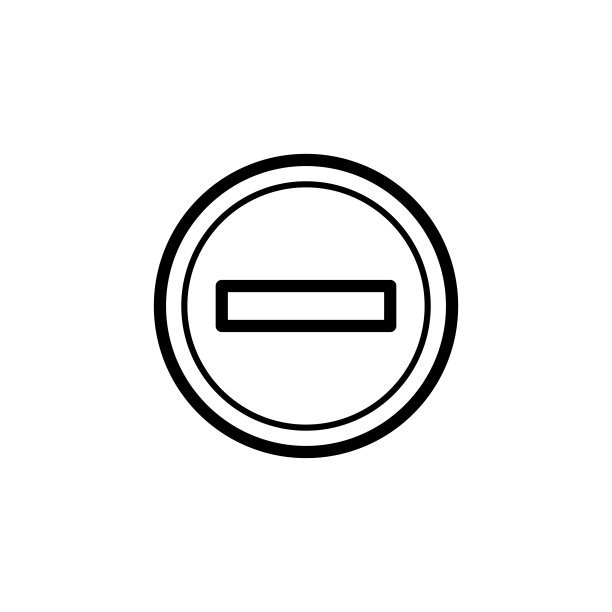 禁止标志图标矢量插图图片下载