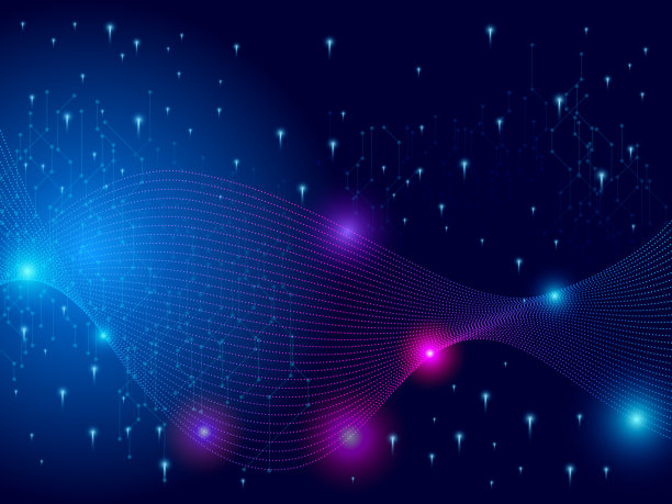 技术抽象宇宙网络技术背景未来蓝色素材图片