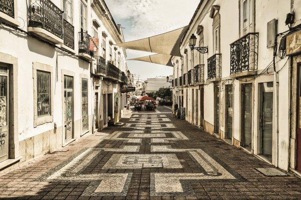 葡萄牙法罗步行区图片下载