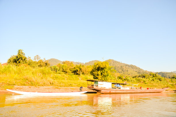 美丽的照片风景拍摄万荣在老挝，亚洲图片下载