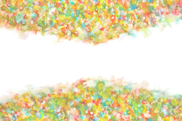 自然纹理背景上的彩色水彩波浪抽象素材图片
