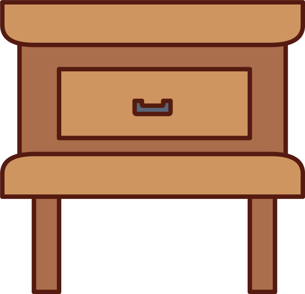 孤立家小表线条和填充风格图片下载