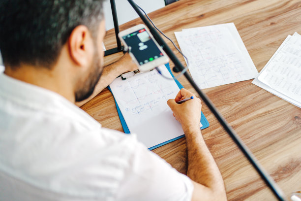 教师教学视频会议，学生在线学习图片下载