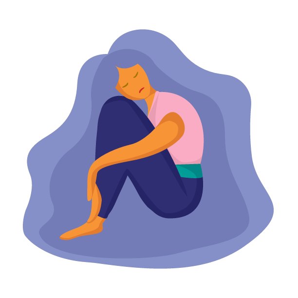 女孩坐着，抱着膝盖图片下载