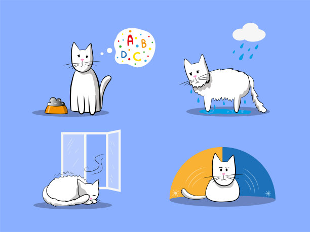 猫感觉不适的原因图片下载