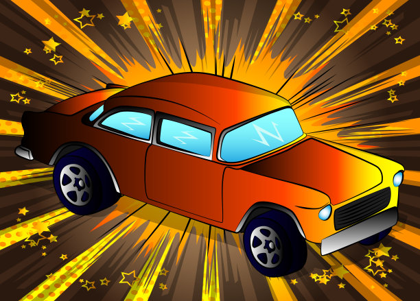 复古美国跑车。图片下载