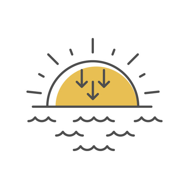 日落黄色RGB颜色图标图片下载