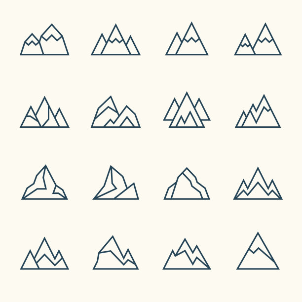 山行图标图片下载