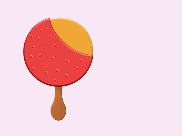 圆形的冰淇淋。图片下载