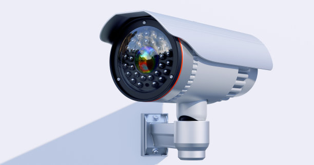 监控录像，闭路电视摄像头，扫描该地区的监控目的。图片下载