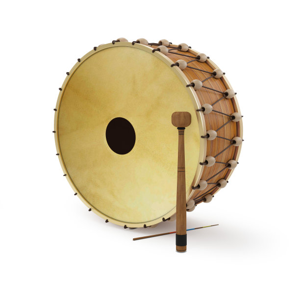 斋月鼓3D渲染孤立图片下载