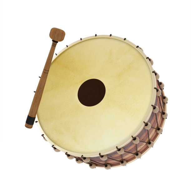 斋月鼓3D渲染孤立图片下载